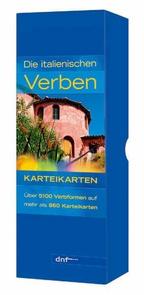 dnf-Verlag GmbH Karteikarten Die italienischen Verben: 5100 Verbformen