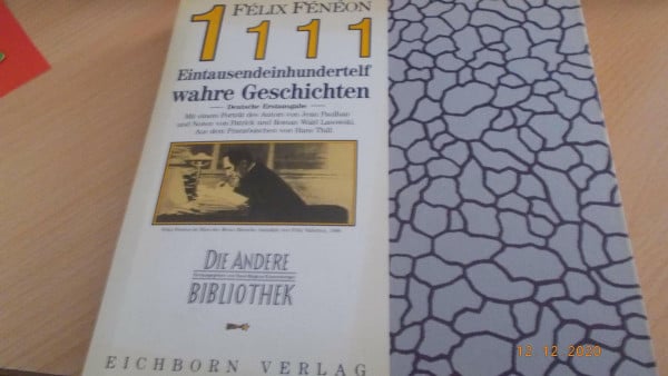 Fénéon, Felix 1111 wahre Geschichten: Mit e. Nachw. v. Patrick u. Roman Wald Lasowski (Die Andere Bibliothek)