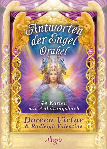 Virtue, Doreen Antworten der Engel-Orakel: 44 Orakelkarten mit Anleitungsbuch | Spirituelles Engelkartenset für Orientierung, Entscheidungshilfe und innere Ruhe