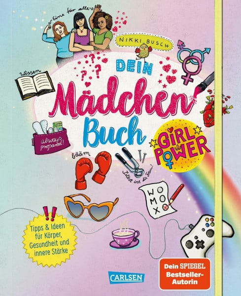 Busch, Nikki #buch4you: Dein Mädchenbuch: Girlpower: Tipps & Ideen für Körper, Gesundheit und innere Stärke | Eintragbuch mit Antworten auf wichtige Mädchenfragen