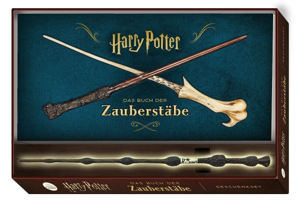 Peterson, Monique Harry Potter: Das Buch der Zauberstäbe: Geschenkbox inkl. Buch und Zauberstab
