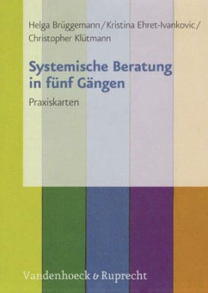 Brüggemann, Helga Systemische Beratung in fünf Gängen. Ein Leitfaden. Systemische Beratung in fünf Gängen. Karten. 25 Karten