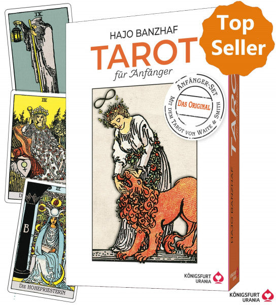Hajo Banzhaf Tarot für Anfänger: Original Waite Tarotkarten und Buch von Hajo Banzhaf: Set mit ausführlichem Tarotbuch und Karten (deutsch)