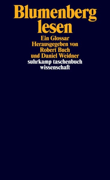 Buch, Robert Blumenberg lesen: Ein Glossar (suhrkamp taschenbuch wissenschaft)