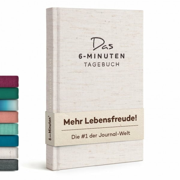 Spenst, Dominik 6-Minuten® Tagebuch für Erwachsene 2026 (Das Original) – Mehr Achtsamkeit, Selbstliebe & Resilienz – Dankbarkeitstagebuch, Journal Buch – in 22 Sprachen übersetzt