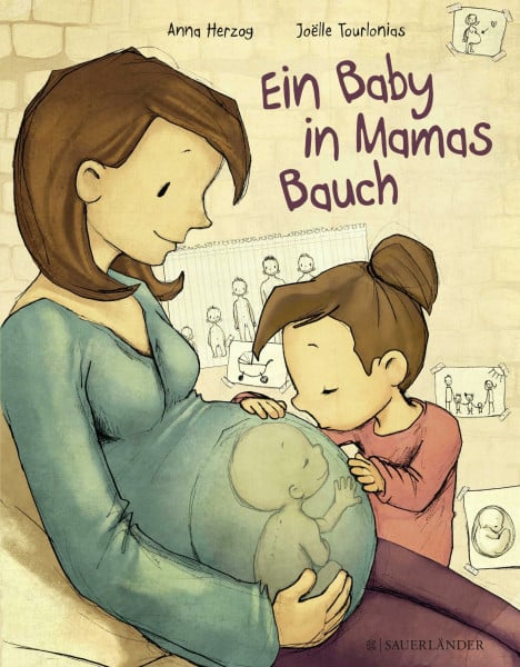 Herzog, Anna Ein Baby in Mamas Bauch: Ein ehrliches Aufklärungsbuch mit verständlichen Texten und stimmungsvollen Bildern für Kinder ab 6 Jahren