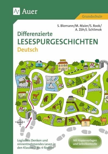 Schlimok Differenzierte Lesespurgeschichten Deutsch: Logisches Denken und sinnentnehmendes Lesen in den Klassen 2 bis 4 fördern (Lesespurgeschichten Grundschule) - Zweitliebe by Studibuch