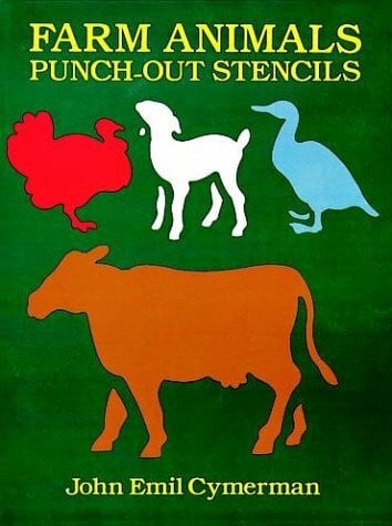 Cymerman, John Emil Farm Animals Punch-Out Stencils