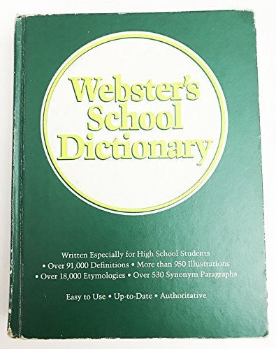 Merriam-Webster Webster's School Dictionary
