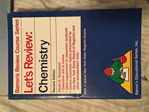 Tarendash, Albert S. Let's Review: Chemistry (Barron's Review Course)