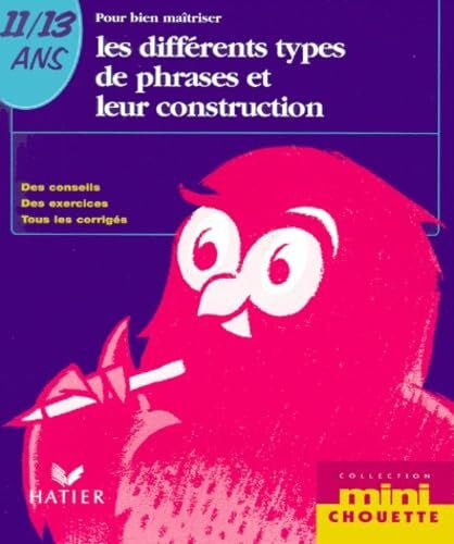 Monnet, Hélène Les Differents Types De Phrases Et Leur Construction