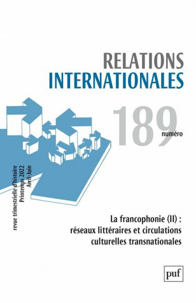 Collectif Relations internationales 2022, n.189