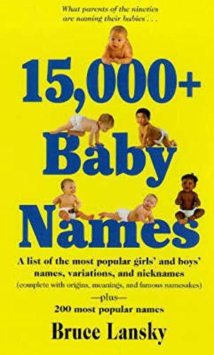 Lansky, Bruce 15,000+ Baby Names