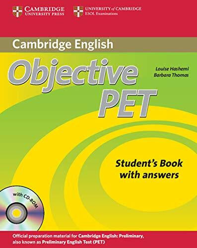 Thomas, Barbara Objective Pet Self-Study Pack (Student's Book with Answers and Audio Cds(3)) [With CDROM and 2 Audio CDs]
