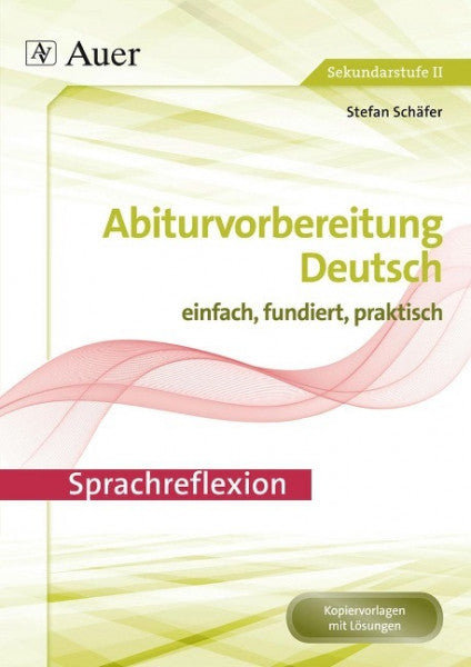 Schäfer, Stefan Sprachreflexion