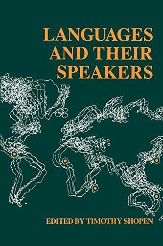 Shopen, Timothy Languages and Their Speakers