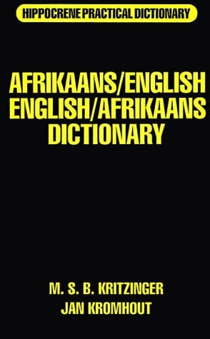 Kromhout, Jan Afrikaans/English English/Afrikaans Dictionary (Hippocrene Practical Dictionary)