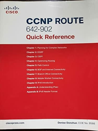 Swan, Jerold CCNP Route 642-902 Cert Kit: Video, Flash Card, and Quick Reference Preparation Package