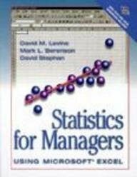 Stephen, David Statistics for Managers Using Microsoft Excel