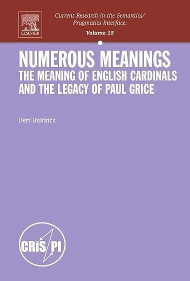 Bultinck, Bert Numerous Meanings