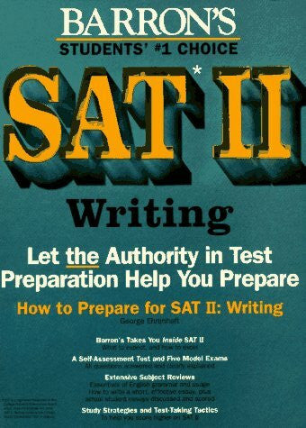 Ehrenhaft, George How to Prepare for Sat II Writing