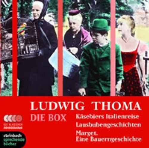 Ludwig Thoma Ludwig Thoma - Die Box: Käsebiers Italienreise / Lausbubengeschichten / Marget. Eine Bauerngeschichte. 5 CDs