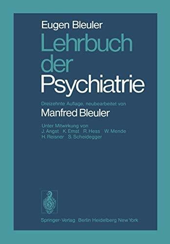 Hess, R. Lehrbuch der Psychiatrie