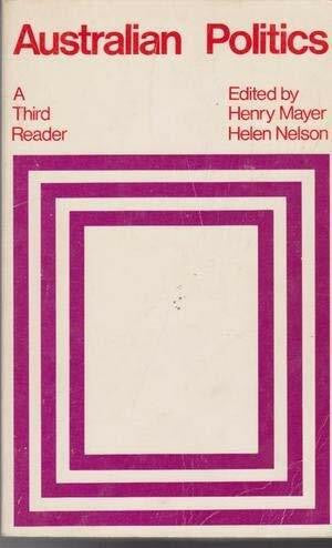 Australian politics;: A third reader,