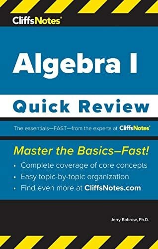 Kohn, Ed CliffsNotes Algebra I: Quick Review
