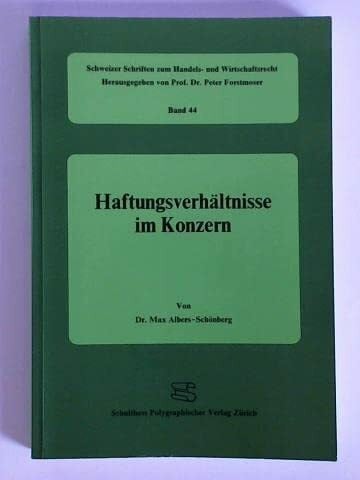 Albers-SchÃ¶nberg, Max HaftungsverhÃ¤ltnisse im Konzern