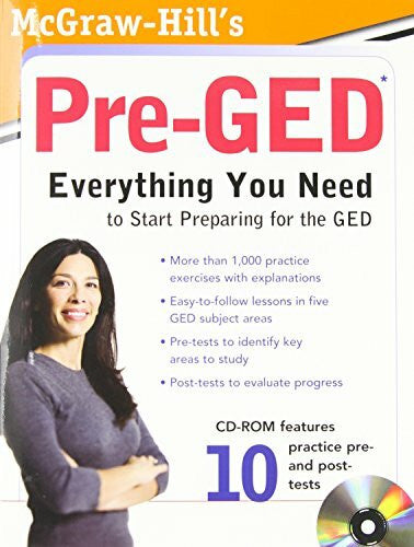 McGraw-Hill Companies, Inc. Mcgraw-Hill's Pre-GED: Everything You Need to Start Preparing for the Ged