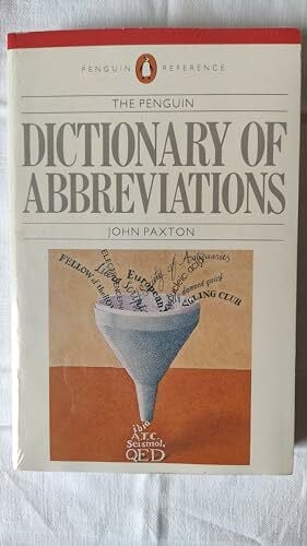Paxton, John The Penguin Dictionary of Abbreviations (Penguin Reference Books S.)