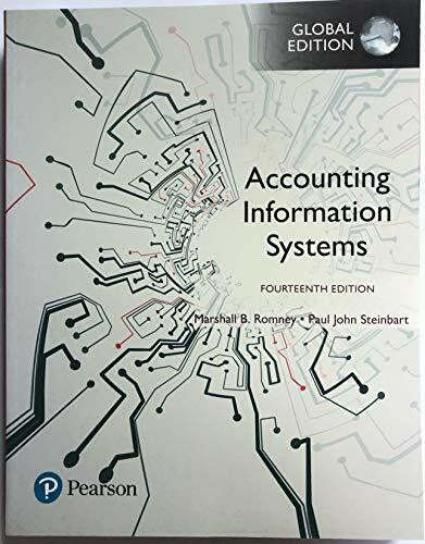 Romney, Marshall B. Accounting Information Systems, Global Edition ...