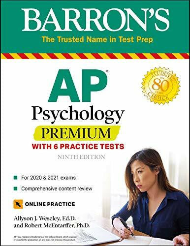 McEntarffer Ph.D., Robert AP Psychology Premium: With 6 Practice Tests (Barron's Test Prep)