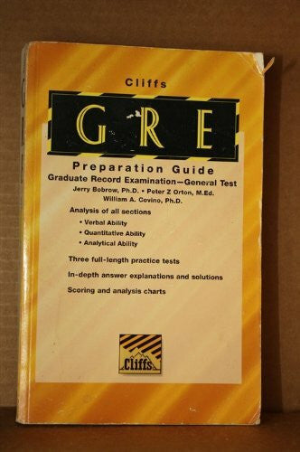 Kay, David A. Cliff's Graduate Record Examination General Test: Preparation Guide