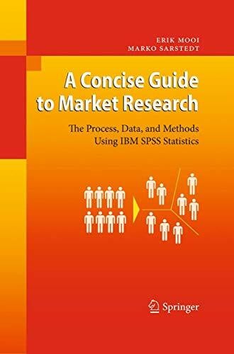 Sarstedt, Marko A Concise Guide to Market Research: The Process, Data, and Methods Using IBM SPSS Statistics