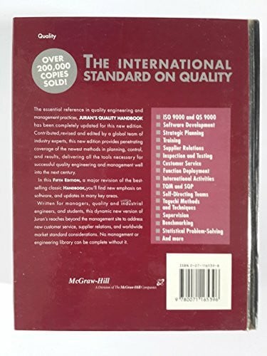 Godfrey, A. Blanton Juran's Quality Handbook