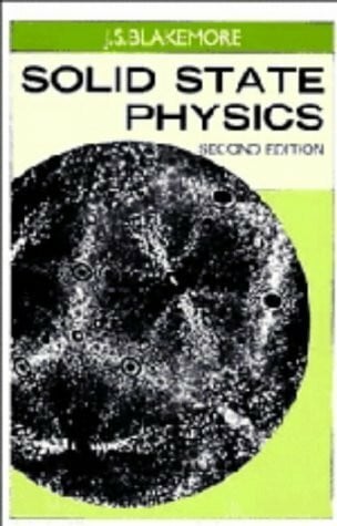 Blakemore, J. S. Solid State Physics