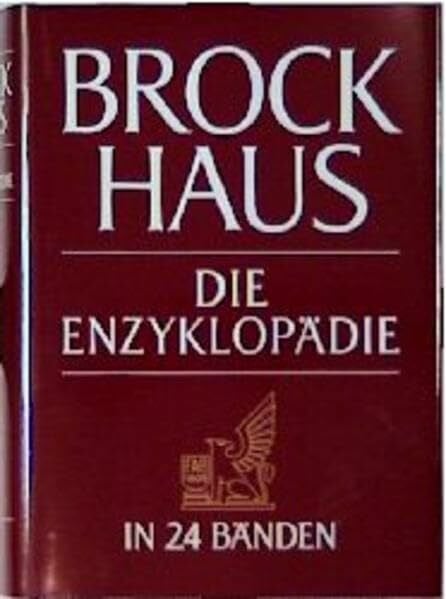 Brockhaus Brockhaus. Die Enzyklopädie in 24 Bänden. Pflichtfortsetzung Band 1-24: Brockhaus Enzyklopädie, 20. Aufl., 24 Bde. m. Erg.-Bdn., Bd.1, A-Ap