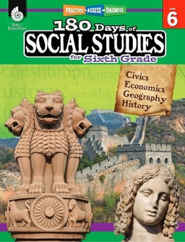McNamara, Terri 180 Days of Social Studies for Sixth Grade: Practice, Assess, Diagnose (180 Days of Practice)