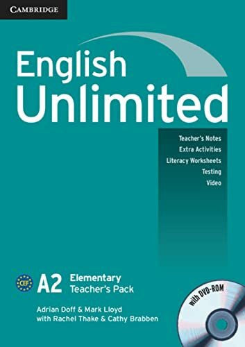 English Unlimited A2 Elementary: Elementary. Teacher’s Pack (Teacher’s Book + DVD-ROM)