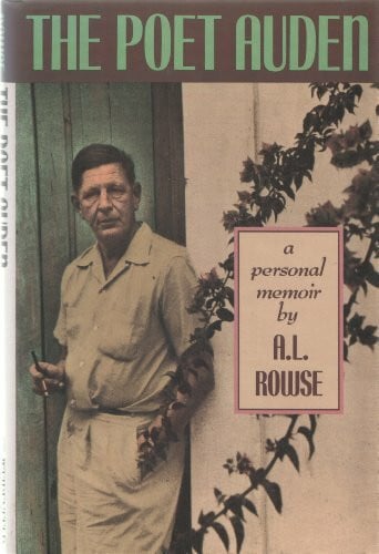 Rowse, A. L. The Poet Auden: A Personal Memoir