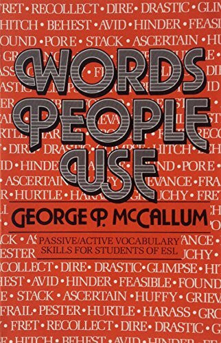 McCallum Words People Use