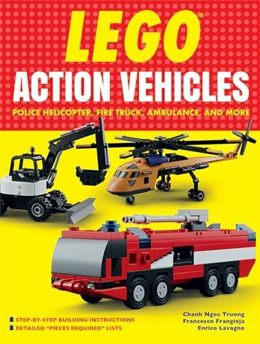 Lavagno, Enrico Lego Action Vehicles: Police Helicopter, Fire Truck, Ambulance, and More: Police Helicopter, Fire Truck, Ambulance, & More (Dover Kids Activity Books)