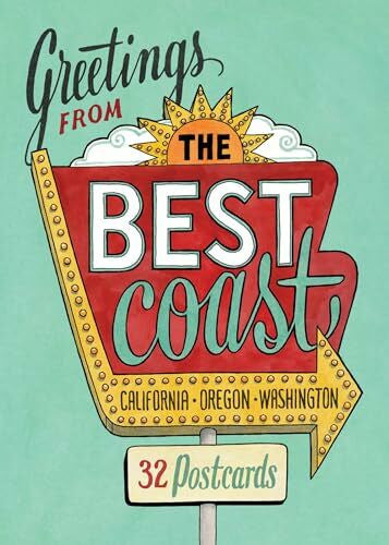 O'Leary, Chandler Greetings from the Best Coast: 32 Postcards (Drawn The Road)