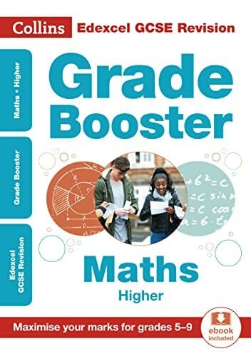 Collins GCSE Edexcel GCSE 9-1 Maths Higher Grade Booster (Grades 5-9): Ideal for home learning, 2021 assessments and 2022 exams (Collins GCSE Grade 9-1 Revision)