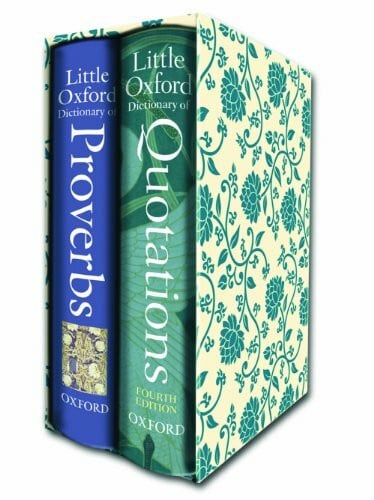 Ratcliffe, Susan Little Oxford Gift Box: Little Oxford Dictionary of Quotations; Little Oxford Dictionary of Proverbs