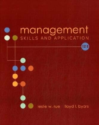 Byars, Lloyd L. Management: Skills and Application