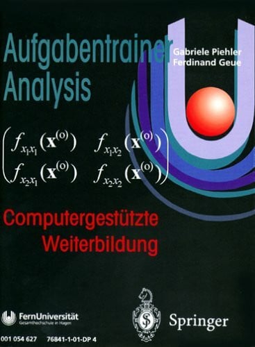 Geue, Ferdinand Aufgabentrainer Analysis: Mathematik für Wirtschaftswissenschaftler