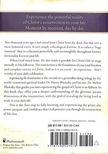 Blackaby, Melvin Experiencing the Resurrection: The Everyday Encounter That Changes Your Life
